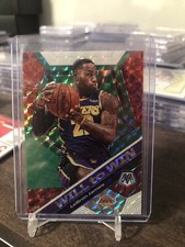 2019-20 Panini Mosaic Basketball LeBron James Insert WILL to WIN Green Prizm SP!