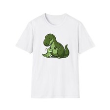 The T-Rex Struggle Is Real - Hugging Dinosaurs - Unisex Softstyle T-Shirt