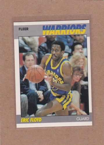 1987-88 Fleer Basketball Eric Sleepy Floyd #39 Warriors NMMT *A33498