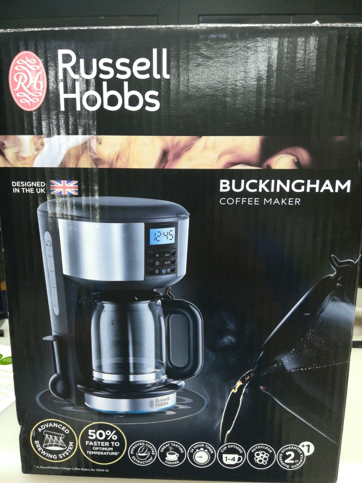 Russell Hobbs orziera caffè all'americana 20680-56  Tisane Infusi programmazione