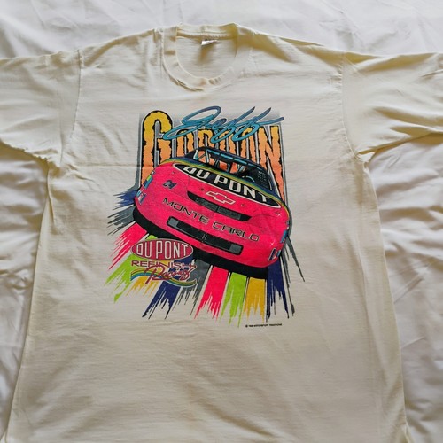 Vintage 1995 Jeff Gordon Need For Speed NASCAR Racing T Shirt XL Single Stitch - Picture 11 of 12