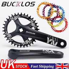 104BCD Square Crankset 30-42T Narrow Wide Bike Single Chainring MTB Crank 170MM