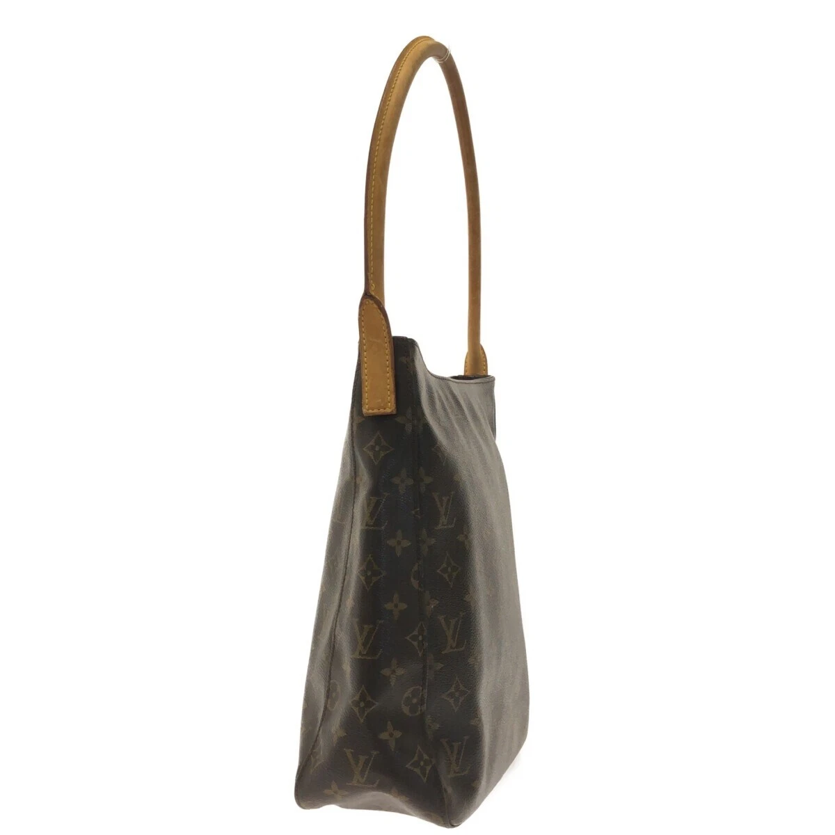 Auth LOUIS VUITTON Looping M51145 Brown Monogram LM0011 Shoulder 
