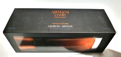 Armani Code Profumo Parfum Pour Homme 200ml No Seal Discontinued