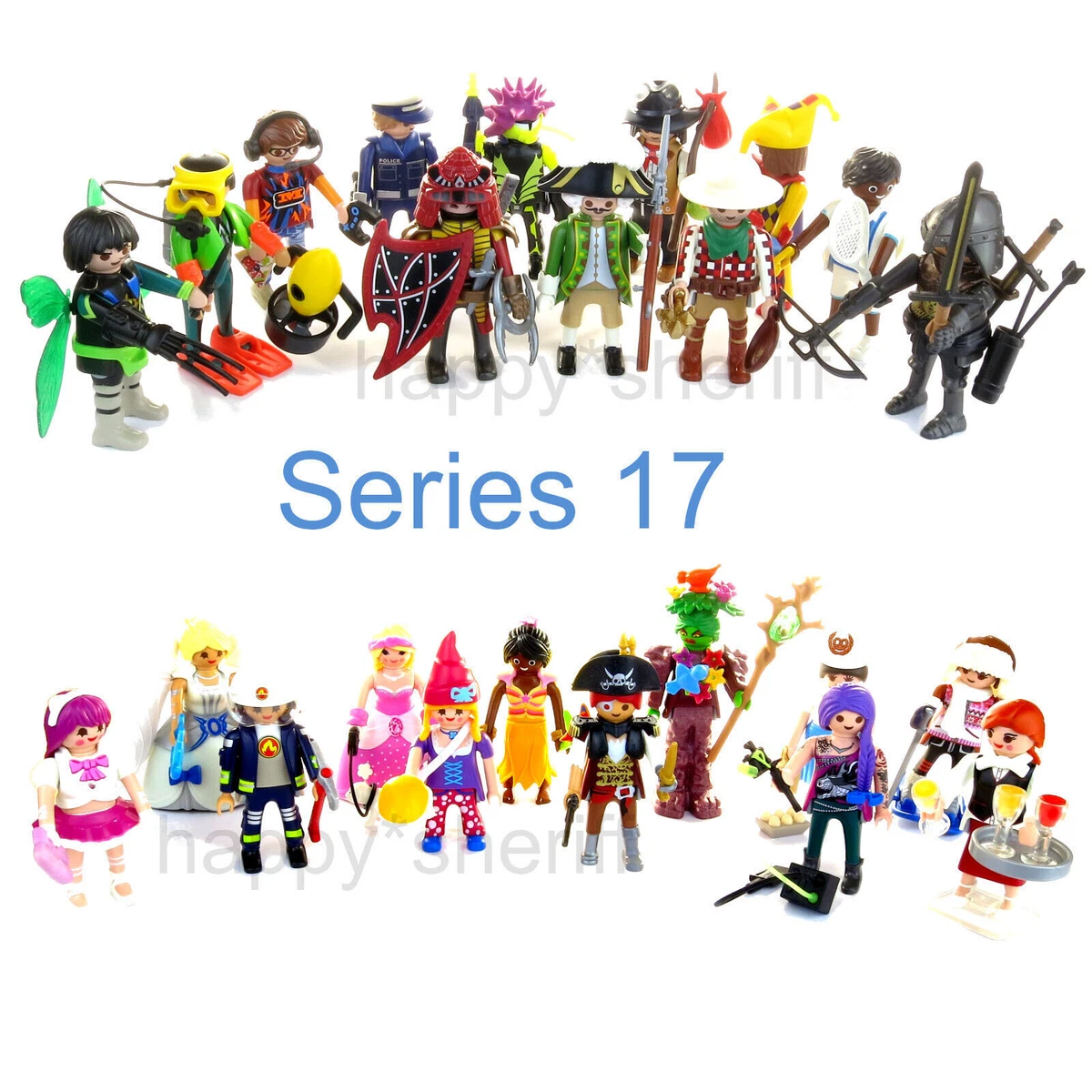 Playmobil ALL 24 Boys Girls Figures Mystery Series 17 70242 70243 NEW