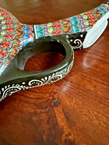 NUOVO grande anello HITTITE decanter vino e 2 bicchieri fatto a mano da Avanos-Turchia - Foto 6 di 13
