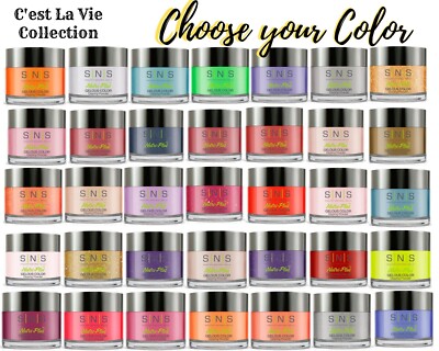 SNS Gelous Color Dip Powder 1 oz - C'est La Vie Collection-CHOOSE FROM 36 COLORS