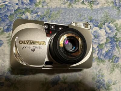 OLYMPUS Zoom 140 VF μ mju Gold Point Shoot 35mm Film Camera OLYMPUS Zoom 140 VF μ mju Gold Point Shoot 35mm Film Camera
