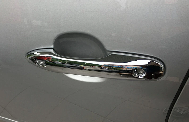 For Toyota Prius 2016-2022 Chrome Car Door Handles Bowl Cup & Cover Trims Sets - Image 2 of 4