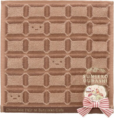San-X Sumikko Gurashi Mini Handtuch (Cafe Sumiko Chocolate Fair) 51602 Neu JP