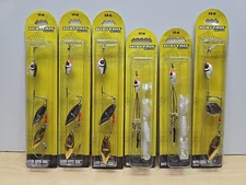 6 Booyah Bait Assortment Boo Spin Rig Double Willow Teaser Tandem Bass 1/4 3/8 D