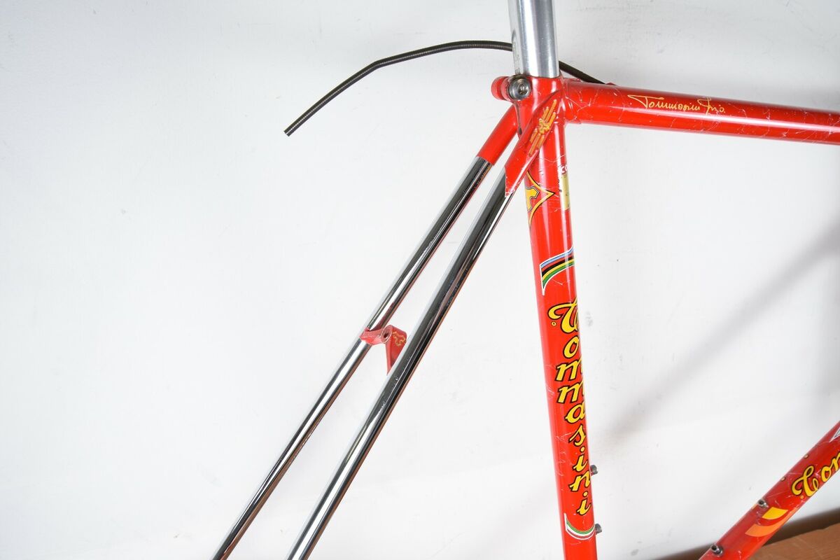 Vintage Tommasini Super Prestige Road Bike Frame 58cm Vintage Tommasini Super Prestige Road Bike Frame 58cm