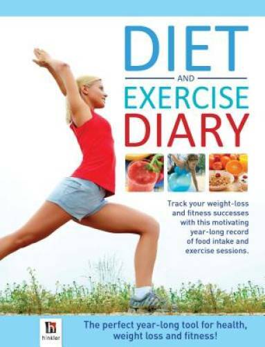 Diet & Exercise Diary - Diary By Hinkler books - GOOD