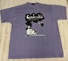 Vintage 1992 Cinderella T-Shirt Men's Size XL Purple Play Screen Stars Made Usa