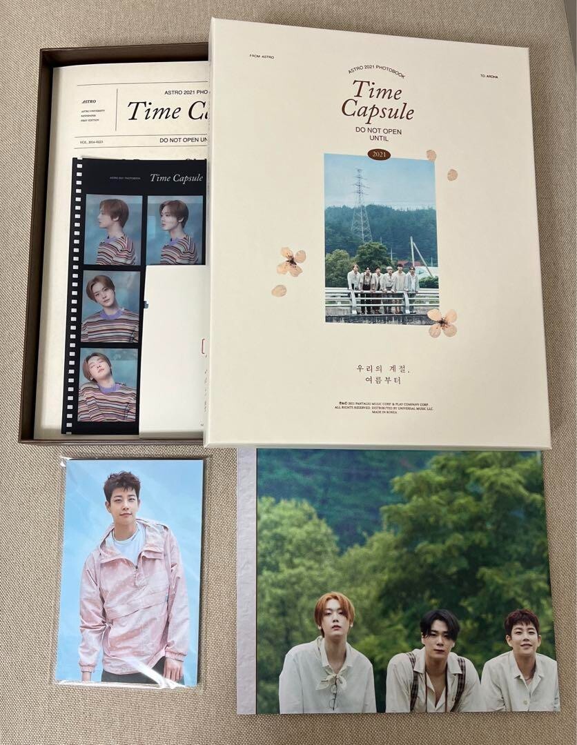 ASTRO PHOTOBOOK TIME CAPSULE DVD Poster Card Film 2021 Limited