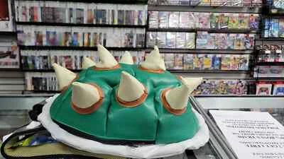 Super Mario Bros Bowser Green Turtle Shell Backpack Nintendo Licensed NEW