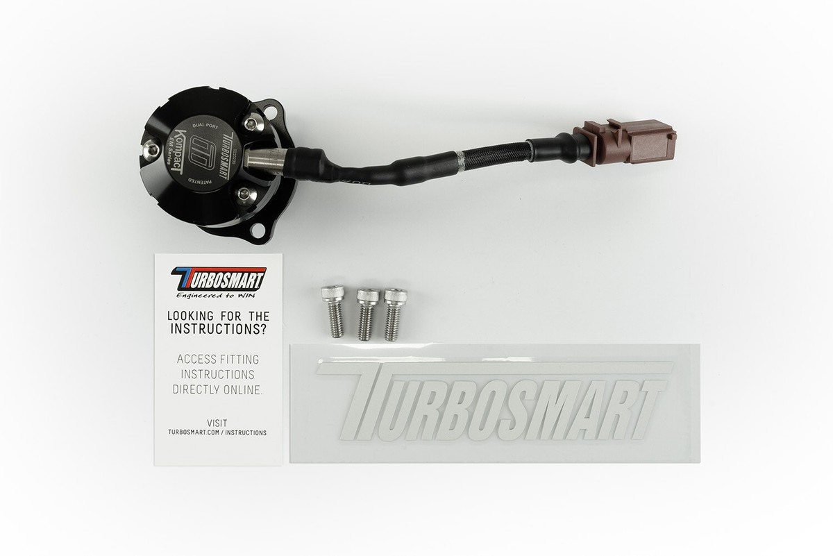 Turbosmart TS-0223-1063 BOV Kompact EM Dual Port for VW GTI/Golf R