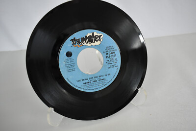 DEREK and CYNDI~You Bring Out the Best In Me / same 1974 THUNDER 5251 PROMO HEA