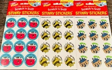 72 TREND Scratch n Sniff RETRO STINKY STICKERS, CHERRY PUNCH + HONEY + BLUEBERRY