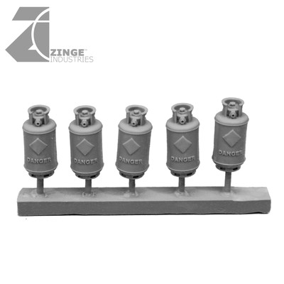 Zinge Industries Gas Kanister Flaschen oder Propantanks 5er Set S-GAS01 Bits
