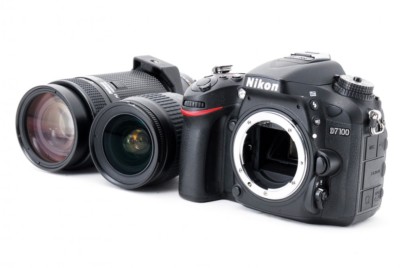 Nikon D7100 24.1MP 28-80/75-300mm Double Lens Set [Exc+++] w/Box