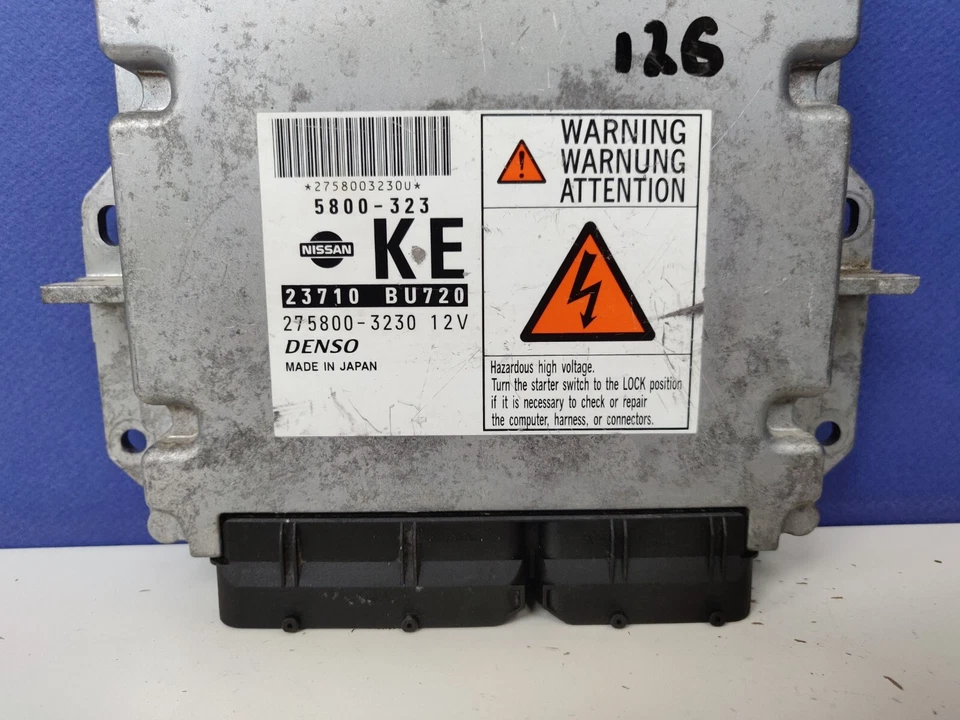 Unidade de controle elétrico genuína Nissan 23710-bu720 23710bu720 2758003230 ecu - Imagem 2 de 3