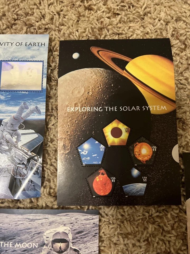 U. S. Sheet of 2 SC 3411 Escaping The Gravity Of Earth AND MORE!!!! SPACE STAMPS - Image 3 of 4