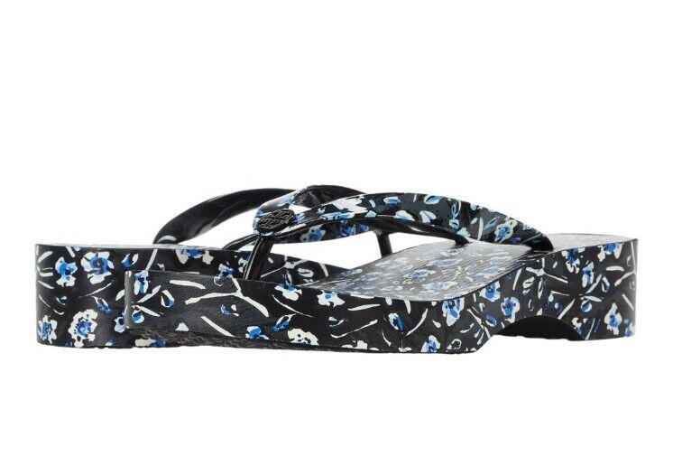 Tory Burch Floral Wedge Flip-Flop Thongs Sandals;SZ 8 Tory Burch Floral Wedge Flip-Flop Thongs Sandals;SZ 8