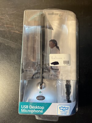 Logitech Consumer USB Desktop Microphone 980186-0403 for PC Mac NEW SEALED