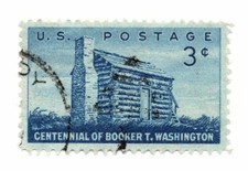 Scott 1074 US Stamp 1958 3c Booker T. Washington Used