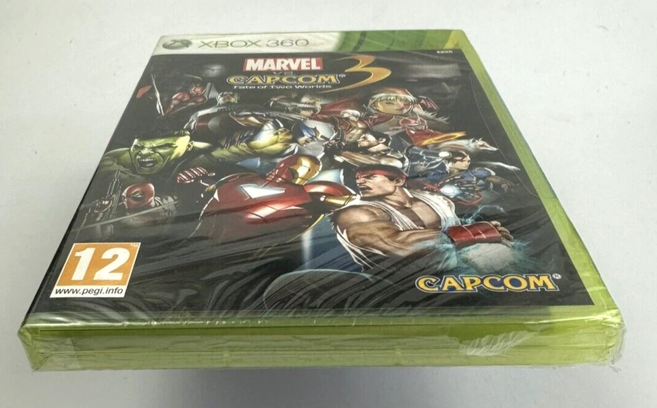 Xbox 360 Marvel Vs Capcom 3: Fate Of Two Worlds, New Factory Sealed - **Flaw** - Image 3 of 4