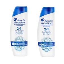 Head & Shoulders Classic Clean 2 In 1 Shampoo & Conditioner 400ml ( Pack of 2 ) 18.74 per litre