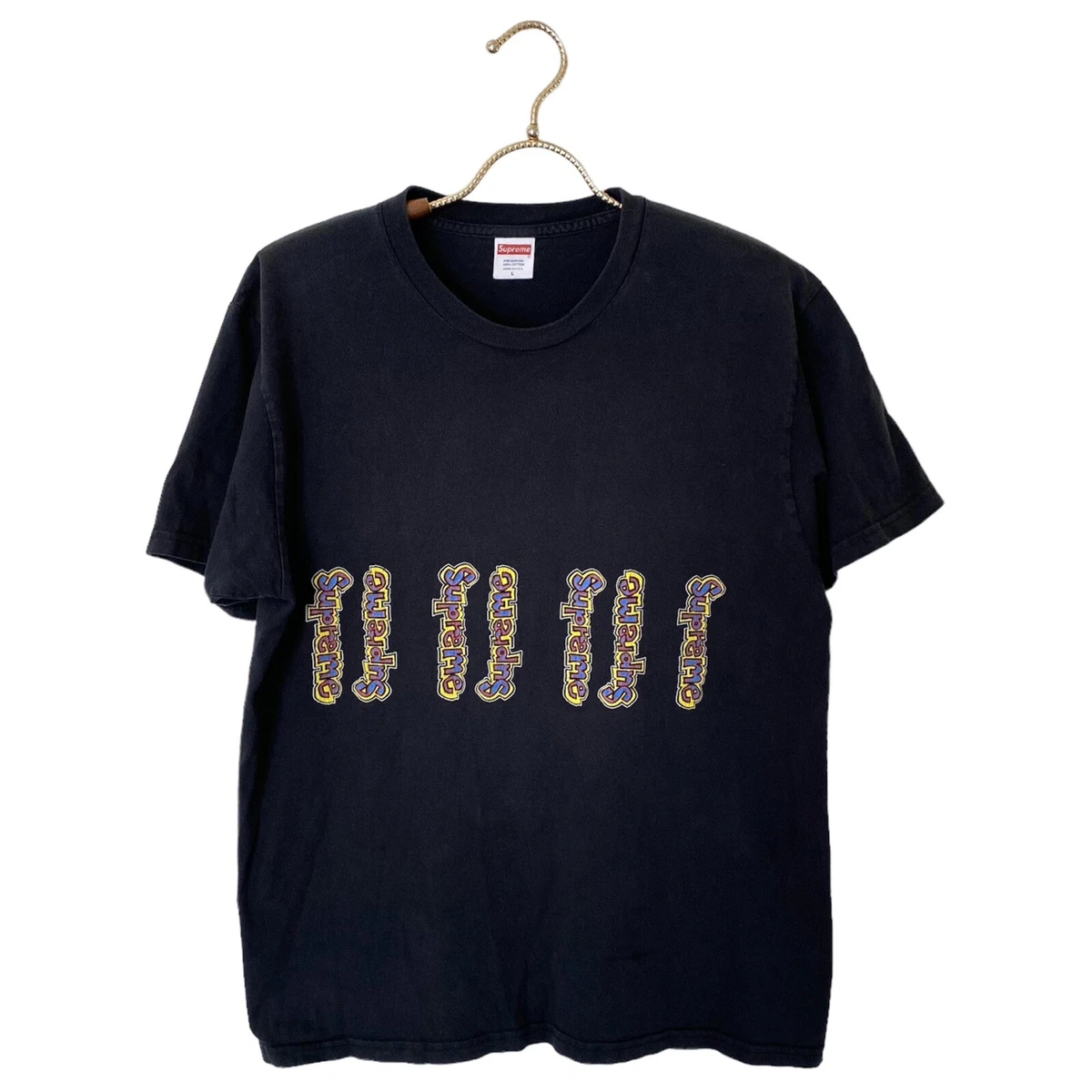 Supreme Gonz Logo Tee Black Size L SS18 T-Shirt Mark Gonzales | eBay