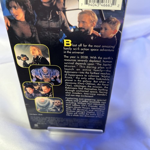 Lost In Space (VHS, 1998) Gary Oldman, Matt LeBlanc, Vintage Sci-Fi, Space Film - Picture 11 of 16