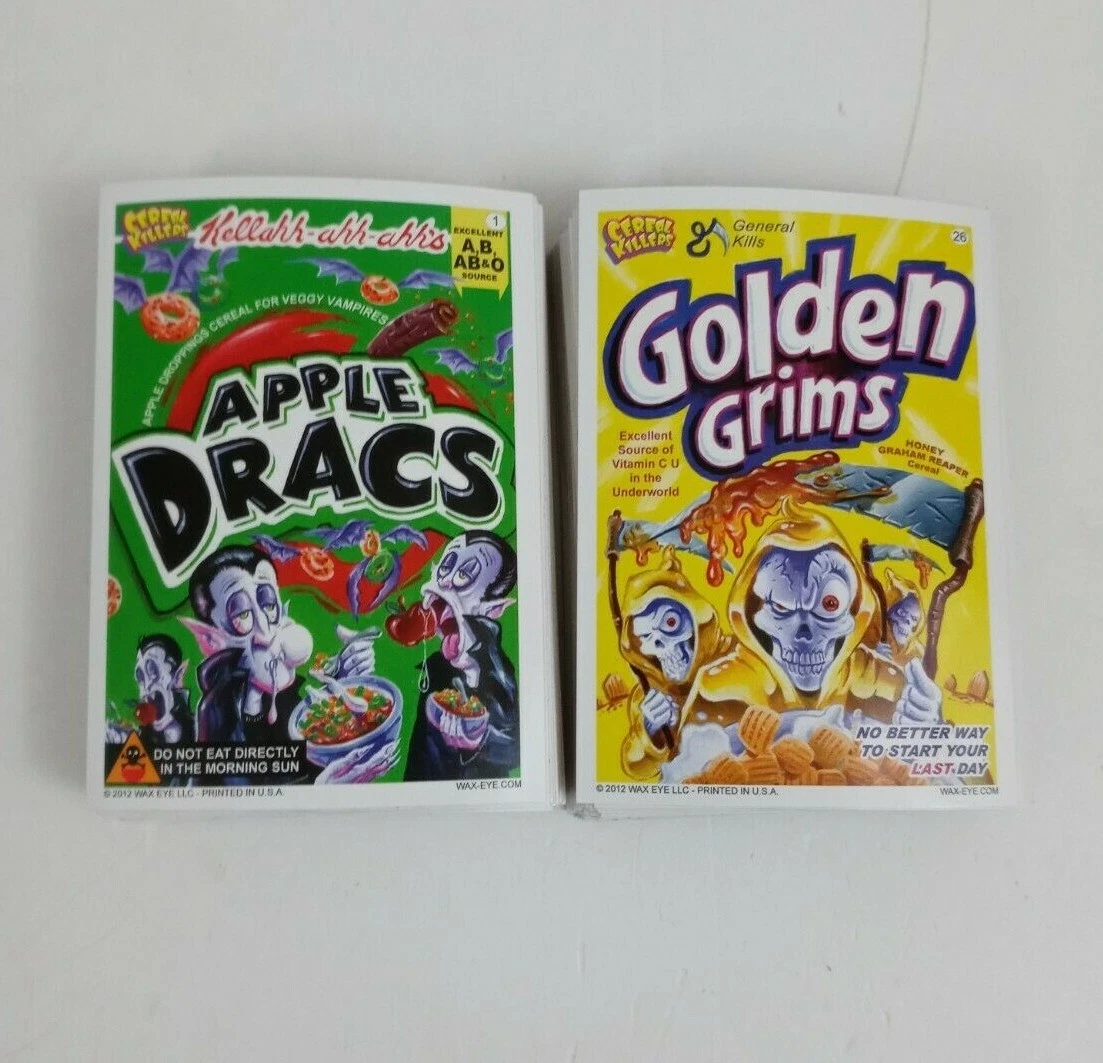 Crookie Crisp Cereal Killers Stickers