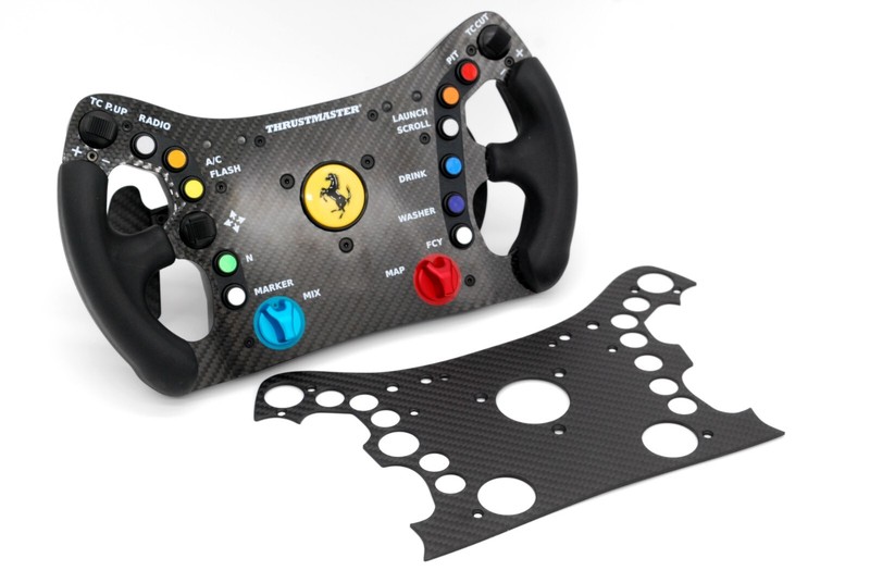 Real Carbon Faceplate for Thrustmaster Ferrari 488 GT3 Wheel