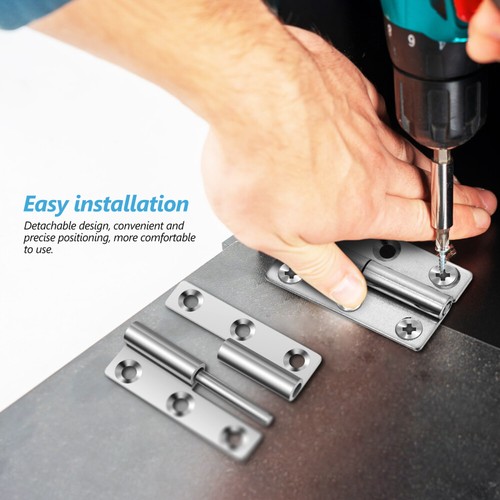Practical Premium Heavy Duty Sturdy Stainless Steel Hinges Screws - Picture 2 of 11