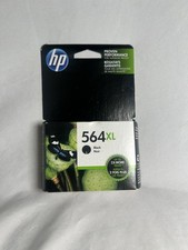 Genuine HP 564XL BLACK Ink Cartridge EXPIRED 08/2016 NIB