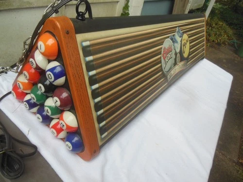 Coors Light 2001 Vintage Beer Pool Billiard Table Light Lamp Cue Stick 50"