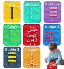 Craftstory Toddlers Montessori Toys Busy-Board for 3 4 5 Year Medium, Multi 