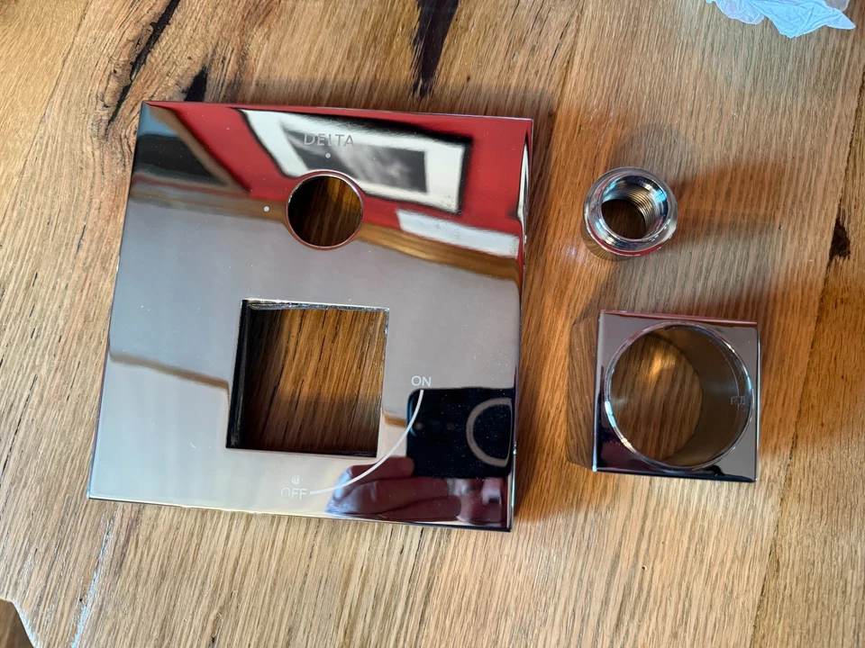 Delta Raincan Escutcheon and trim parts - Chrome - from 342701 - Image 2 of 4