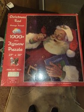 Christmas Red 1000 piece Jigsaw Puzzle SunsOut George Kovach Made in USA