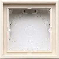 Liregus Aufputzrahmen Modern 1-Fach Kunststoff Matt Sand FüR Liregus Modern