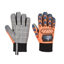 Image of Portwest A726 Impact Protection Waterproof Thermal Dotted Palm Gloves