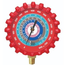 Uniweld Manifold Gauge G439ND A2L Red High 3-1/8in R-32/R-454B/R-448A/R-410A Psi