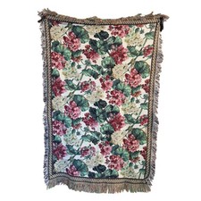 Manta afgana tapiz floral vintage cabaña jardín cabaña núcleo 54 x 35"