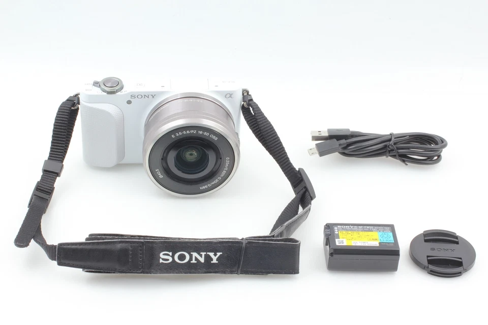 English OK SH:1040 [N MINT+] SONY Alpha NEX-3NL White PZ 16-50mm Lens From JAPAN - Image 2 of 4