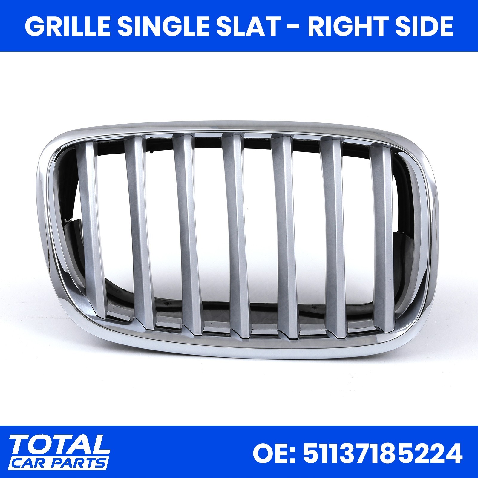 FRONT RIGHT GRILLE BUMPER RADIATOR GRILL FOR BMW X6 ACTIVEHYBRID E71 2009-2011