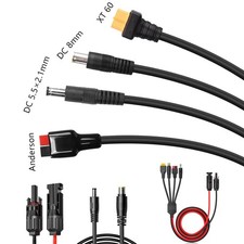 Cavo di ricarica solare con spina solare MC-4 & adattatore DC cavo di prolunga 12AWG 1M-5M