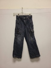 Wrangler Boys Carpenter Jeans Size 10 Regular Adjustable Waist Denim Pants